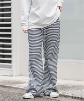 FORK&SPOON 彈性喇叭褲