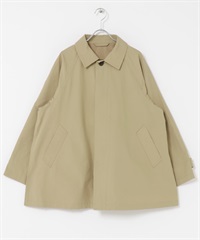 FORK&SPOON 立領傘狀大衣(膚色-1-BEIGE)