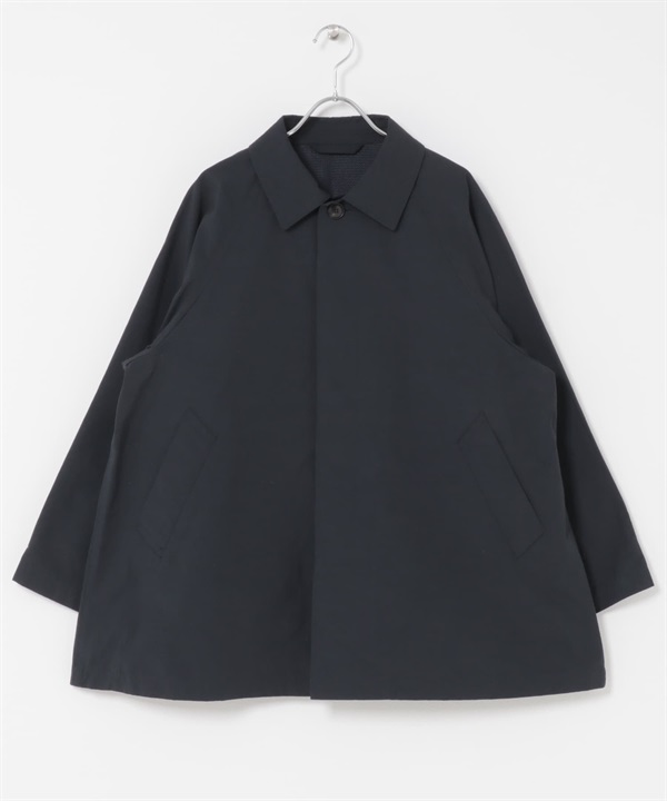 FORK&SPOON 立領傘狀大衣(藏青色-1-NAVY)