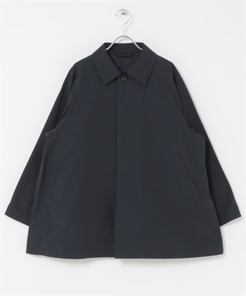 FORK&SPOON 立領傘狀大衣(藏青色-1-NAVY)