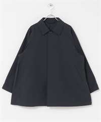 FORK&SPOON 立領傘狀大衣(藏青色-1-NAVY)
