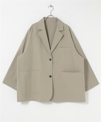 FORK&SPOON 寬版西裝外套(膚色-1-BEIGE)