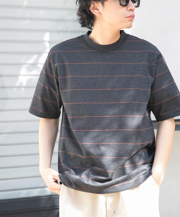 FORK&SPOON 添紗橫紋短袖T恤