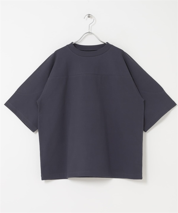 FORK&SPOON 厚磅足球T恤(藏青色-4-NAVY)