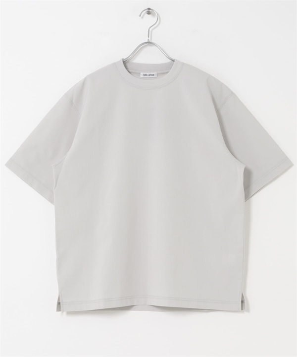 FORK&SPOON 仿亞麻T恤(淺灰色-4-LIGHT GRAY)