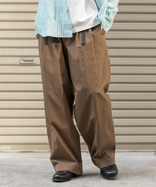 FORK&SPOON 雙褶寬版輕便長褲