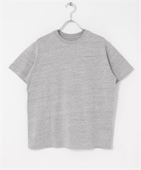 FORK&SPOON 再生棉短袖T恤(灰色-1-其他灰色)