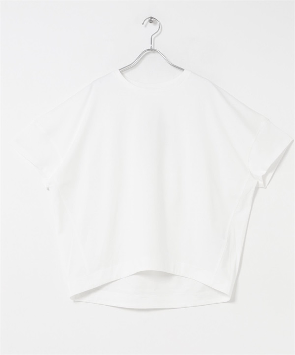 FORK&SPOON 繭型短袖T恤(米色-1-OFF WHITE)