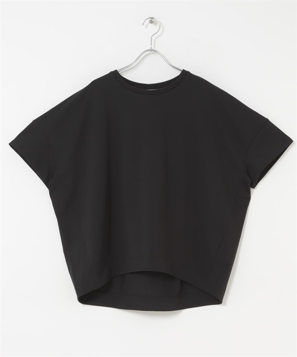 FORK&SPOON 繭型短袖T恤(黑色-1-BLACK)