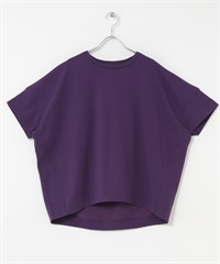 FORK&SPOON 繭型短袖T恤(紫色-1-PURPLE)