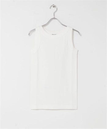 羅紋坦克背心(米色-1-OFF WHITE)