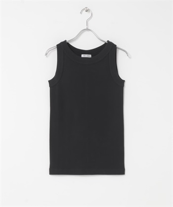 羅紋坦克背心(黑色-1-BLACK)