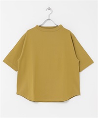 FORK&SPOON 瓶型領短袖T恤(駝色-1-CAMEL)