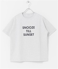 FORK&SPOON 植絨LOGO短袖T恤(灰色x藏青色-1-其他灰色)