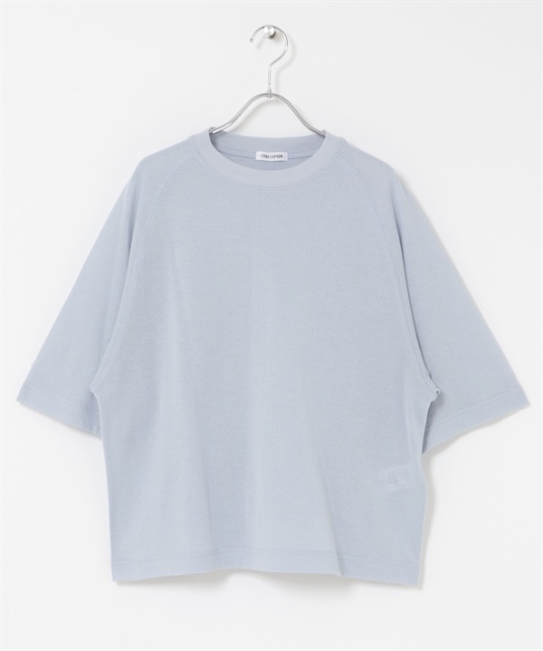 FORK&SPOON 棉質毛圈套衫(淺藍色-1-LIGHT BLUE)