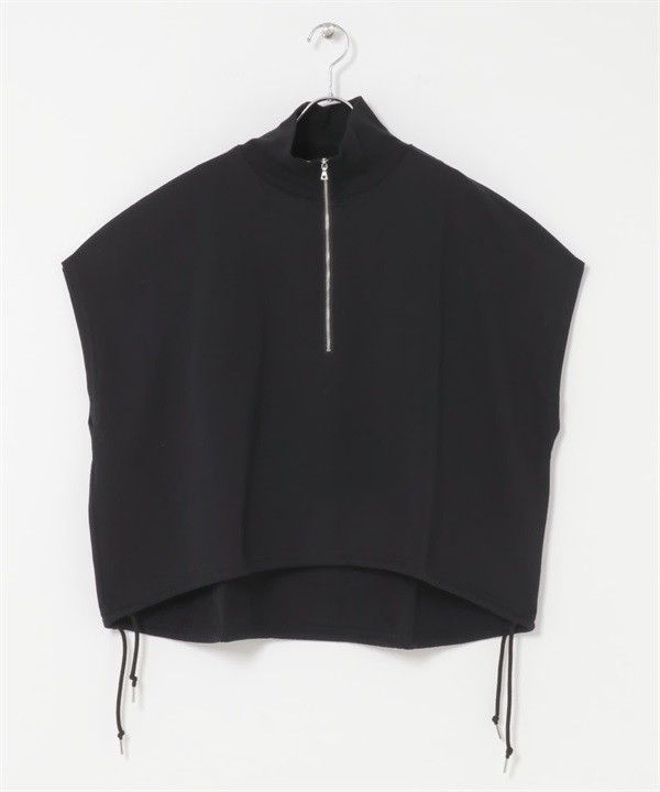 FORK&SPOON 半拉鍊套衫(黑色-1-BLACK)