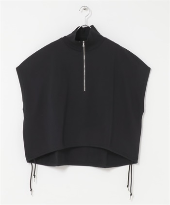 FORK&SPOON 半拉鍊套衫(黑色-1-BLACK)