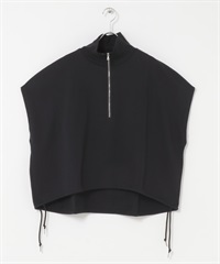 FORK&SPOON 半拉鍊套衫(黑色-1-BLACK)