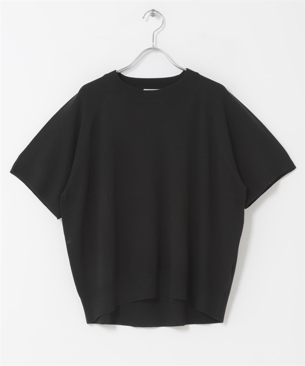 FORK&SPOON 連肩袖針織T恤(黑色-1-BLACK)