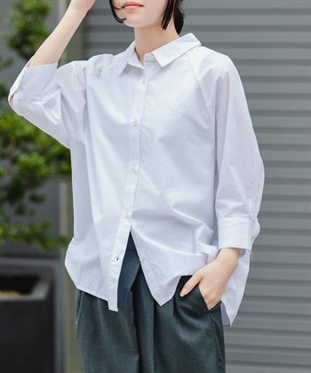 FORK&SPOON 標準領繭型襯衫