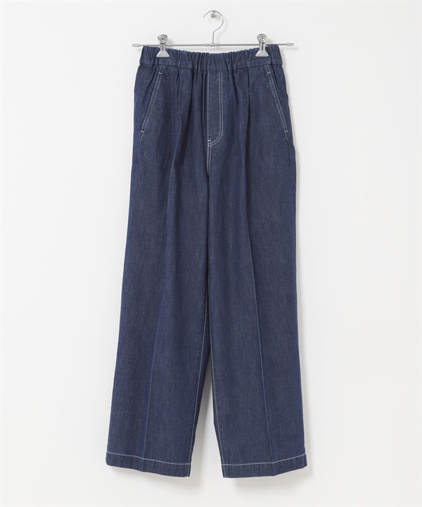 FORK&SPOON 棉麻牛仔褲(牛仔原色-1-ONE WASH)