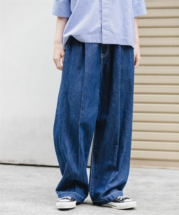 FORK&SPOON 棉麻牛仔褲