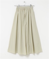FORK&SPOON 尼龍碎褶裙(淺膚色-1-L.BEIGE)