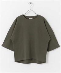 FORK&SPOON 強撚棉質寬版T恤(棕色-1-BROWN)