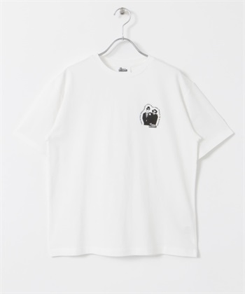 FORK&SPOON The Blues Brothers T恤(米色-1-OFF WHITE)