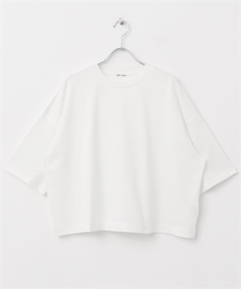 FORK&SPOON 喬琪紗短版T恤(米色-1-OFF WHITE)