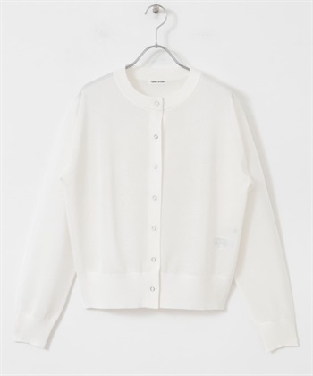 FORK&SPOON　LEVITA 針織開襟衫(米色-1-OFF WHITE)