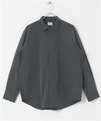 FORK&SPOON CAVE平織壓扣襯衫(其他灰色-4-其他灰色)