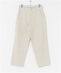 FORK&SPOON 成品染斜紋雙膝設計長褲(象牙白-4-IVORY)