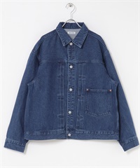 FORK&SPOON JF牛仔外套(牛仔仿舊-4-LIGHT INDIGO BLUE)