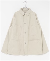 FORK&SPOON 成品染斜紋工裝夾克(象牙白-4-IVORY)