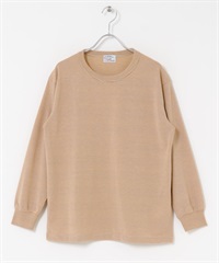 FORK&SPOON CAVE橫紋長袖T恤(膚色x米色-1-其他膚色)
