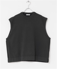 FORK&SPOON 圓領針織背心(炭灰色-1-CHARCOAL GRAY)