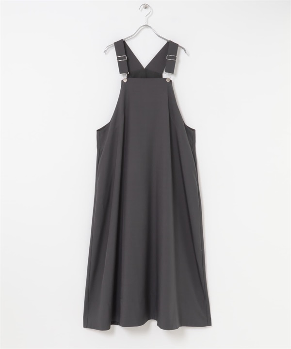 FORK&SPOON 吊帶傘狀洋裝(灰色-1-GRAY)