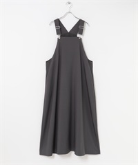 FORK&SPOON 吊帶傘狀洋裝(灰色-1-GRAY)