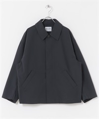 FORK&SPOON 立領短版大衣(藏青色-1-NAVY)