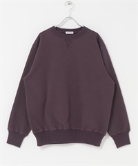 FORK&SPOON 再生棉裏起毛圓領上衣(深紫色-4-其他紫色)