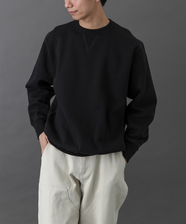 FORK&SPOON 再生棉裏起毛圓領上衣