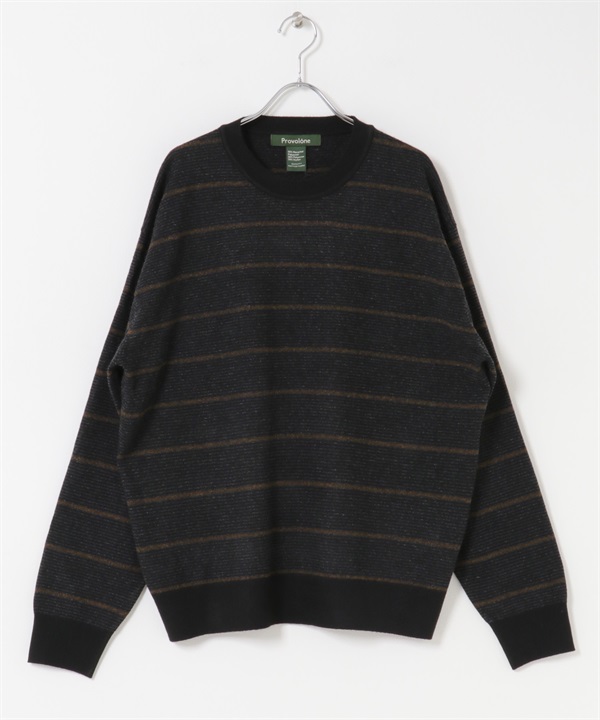 FORK&SPOON PROVORONE寬版針織衫(棕色x炭灰色-4-其他棕色)