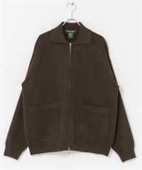 FORK&SPOON PROVORONE拉鍊開襟衫(棕色-4-BROWN)