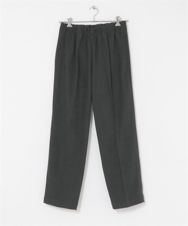 FORK&SPOON 仿麂皮長褲(墨黑色-4-其他黑色)