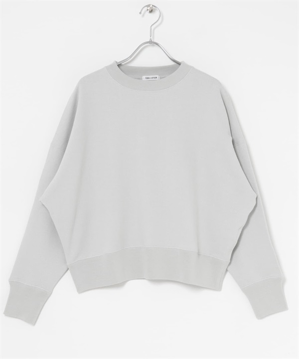 FORK&SPOON 棉混喀什米爾圓領休閒上衣(冰灰色-1-其他灰色)