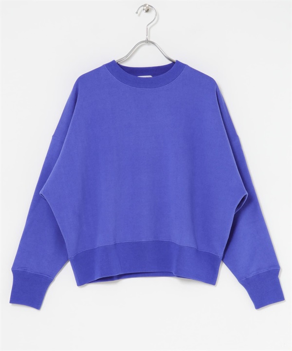 FORK&SPOON 棉混喀什米爾圓領休閒上衣(藍色-1-BLUE)