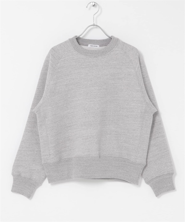 FORK&SPOON 再生棉裏起毛圓領上衣(淺灰色-1-其他灰色)