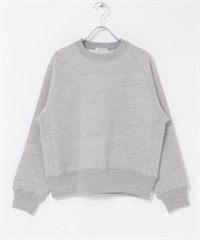 FORK&SPOON 再生棉裏起毛圓領上衣(淺灰色-1-其他灰色)