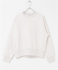 FORK&SPOON 再生棉裏起毛圓領上衣(燕麥色-1-OATMEAL)